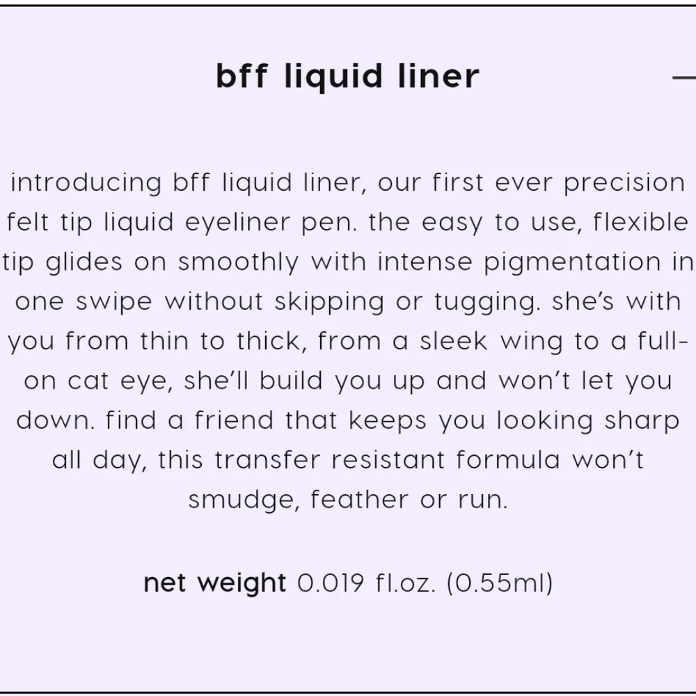 CHILI | BFF Liquid Liner | Colourpop | Brand New in Box | AUTHENTIC - Picture 7 of 7